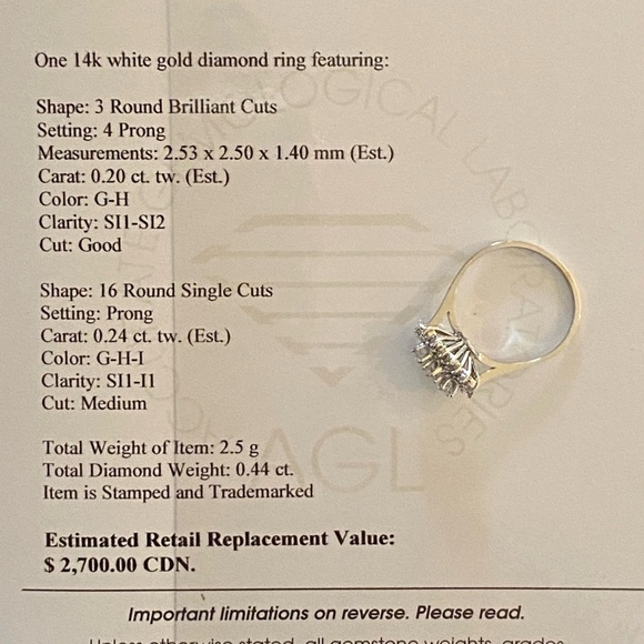 BRAND NEW Ladies Mined Diamond Ring - Picture 2 of 2